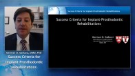 Success Criteria for Implant-Prosthodontic Rehabilitations Webinar Thumbnail